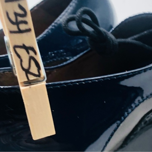 Wonder  navy and blue patten leather platform loafers‎ size 7-7.5 39 euro size39 - Picture 14 of 14